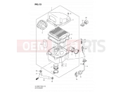 SUZUKI DL1000 K8 (2008) V-Strom (E02,E19,E24) 13 - AIR CLEANER
