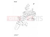 SUZUKI DL1000 K8 (2008) V-Strom (E02,E19,E24) 48 - REAR FENDER