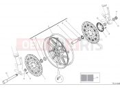 DUCATI Monster SP Front wheel