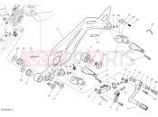 DUCATI Monster Senna Left footrests