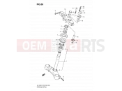 SUZUKI DL1000 K8 (2008) V-Strom (E03,E28,E33) 56 - STEERING STEM