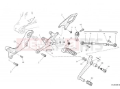 DUCATI Streetfighter V2 Left footrest