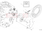 DUCATI Streetfighter V2 Front sprocket & chain