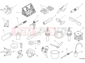 DUCATI Streetfighter V2 Workshop service tools - engine