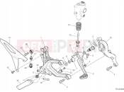 DUCATI 2025 Streetfighter V4 S Right footrest