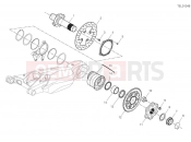 DUCATI 2025 Streetfighter V4 Supreme Rear wheel spindle