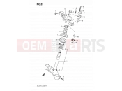 SUZUKI DL1000 K9 (2009) V-Strom (E02,E19,E24) 57 - STEERING STEM