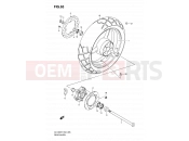 SUZUKI DL1000 K9 (2009) V-Strom (E02,E19,E24) 65 - REAR WHEEL