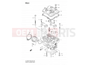SUZUKI DL1000 L0 (2010) V-Strom (E03,E28,E33) 3 - REAR CYLINDER HEAD