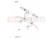 SUZUKI DL1000 L0 (2010) V-Strom (E03,E28,E33) 45 - HANDLE LEVER