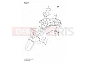 SUZUKI DL1000 L0 (2010) V-Strom (E03,E28,E33) 47 - REAR FENDER