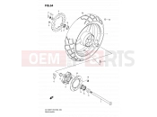 SUZUKI DL1000 L0 (2010) V-Strom (E03,E28,E33) 64 - REAR WHEEL