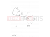 SUZUKI DL1000 L1 (2011) V-Strom (E03,E28,E33) 45 - KNUCKLE COVER