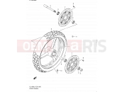 SUZUKI DL1000 L1 (2011) V-Strom (E24) 56 - FRONT WHEEL