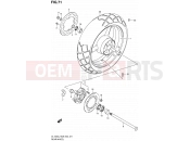 SUZUKI DL1000 L2 (2012) V-Strom (E03,E28,E33) 71 - REAR WHEEL