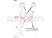 SUZUKI DL1000 L2 (2012) V-Strom (E24) 51 - LABEL