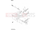 SUZUKI DL1000 L2 (2012) V-Strom (E24) 61 - REAR SWINGINGARM