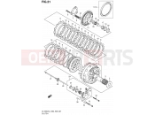 SUZUKI DL1000A L4 (2014) V-Strom (E03,E28,E33) 21 - CLUTCH