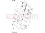 SUZUKI DL1000A L4 (2014) V-Strom (E03,E28,E33) 72 - FRONT FORK DAMPER