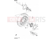 SUZUKI DL1000A L4 (2014) V-Strom (E14) 62 - REAR WHEEL