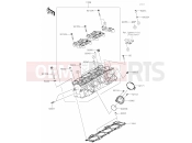 KAWASAKI NINJA ZX-6R (ZX636JSFAN) 01 Cylinder Head