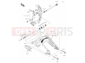 KAWASAKI NINJA ZX-6R (ZX636JSFAN) 31 Swingarm
