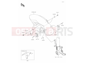 KAWASAKI NINJA ZX-6R (ZX636JSFAN) 34 Front Fender(s)