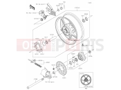 KAWASAKI NINJA ZX-6R (ZX636JSFAN) 39 Rear Hub