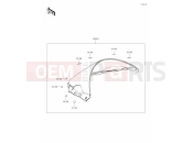 KAWASAKI NINJA ZX-6R (ZX636JSFAN) 71 Accessory(Windshield)