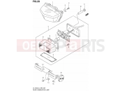 SUZUKI DL1000A L4 (2014) V-Strom (E99) 29 - REAR COMBINATION LAMP (WITH REFLECTOR)