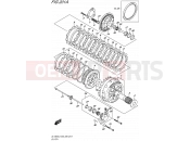 SUZUKI DL1000A L5 (2015) V-Strom (E03,E28,E33) 201A - CLUTCH