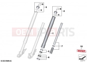 BMW Motorrad BMW 2026 F models F 900 GS (0K61, 0K63) Stanchion