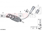BMW Motorrad BMW 2026 F models F 900 GS (0K61, 0K63) Spring strut