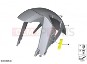 BMW Motorrad BMW 2026 F models F 900 GS (0K61, 0K63) Front-wheel cover