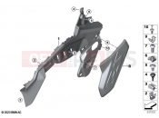 BMW Motorrad BMW 2026 F models F 900 GS (0K61, 0K63) Tank cover, bottom