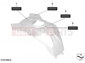 BMW Motorrad BMW 2026 F models F 900 GS (0K61, 0K63) Sign tank cover