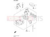 SUZUKI DL1000A L5 (2015) V-Strom (E03,E28,E33) 352A - LOCK SET (FOR PANNIR CASE) (DL1000AL5 E03)