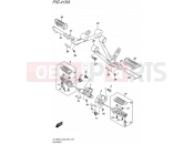 SUZUKI DL1000A L5 (2015) V-Strom (E03,E28,E33) 415A - FOOTREST
