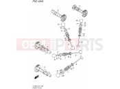 SUZUKI DL1000A L5 (2015) V-Strom (E21) 126A - CAMSHAFT/VALVE