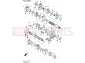 SUZUKI DL1000A L5 (2015) V-Strom (E21) 206A - TRANSMISSION