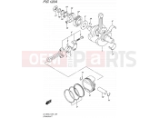 SUZUKI DL1000A L5 (2015) V-Strom (E99) 120A - CRANKSHAFT
