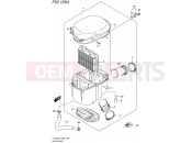 SUZUKI DL1000A L5 (2015) V-Strom (E99) 155A - AIR CLEANER