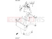 SUZUKI DL1000A L5 (2015) V-Strom (E99) 187A - RADIATOR HOSE