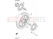 SUZUKI DL1000A L5 (2015) V-Strom (E99) 530A - FRONT WHEEL