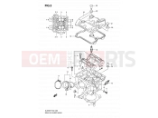 SUZUKI DL650 K7 (2007) V-Strom (E02,E19,E24) 3 - REAR CYLINDER HEAD
