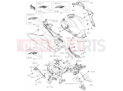 KAWASAKI 2024 53 Side Covers/Chain Cover