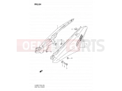 SUZUKI DL650 K7 (2007) V-Strom (E02,E19,E24) 54 - SEAT TAIL COVER (MODEL K7)
