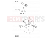 SUZUKI DL650 K8 (2008) V-Strom (E02,E19,E24,E37) 46 - HANDLE LEVER (MODEL K7/K8)