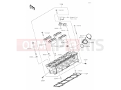 KAWASAKI NINJA 1000SX (ZX1002KRFBN) 01 Cylinder Head