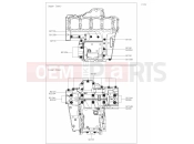 KAWASAKI NINJA 1000SX (ZX1002KRFBN) 15 Crankcase Bolt Pattern